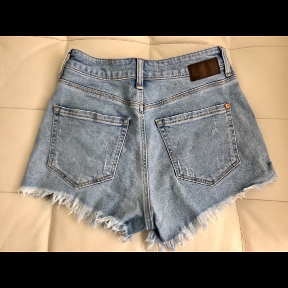 Mavi Rosie Mid Retro 80’s High Rise Shorts Size 24 - Picture 2 of 2